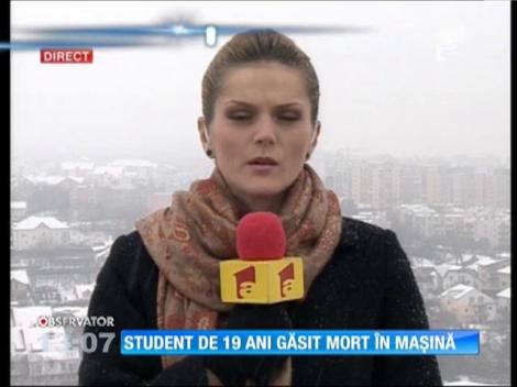 Un tânăr de 19 ani, student la Facultatea de Ştiinţe Economice din Braşov a fost găsit mort în maşina lui