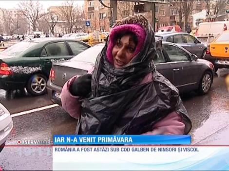 Cod galben de ninsoare în luna martie