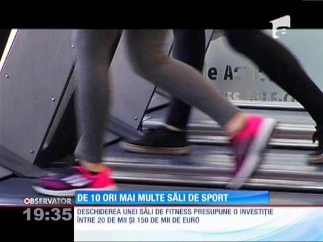 De 10 ori mai multe săli de sport