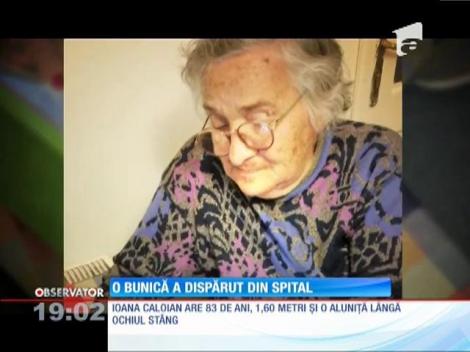 O bunică din Braşov a dispărut din spital!