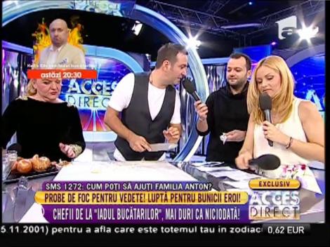Chef Bontea și Scărlătescu, provocare inedită pentru vedete! Ce le-a pus să facă! Te va amuza teribil