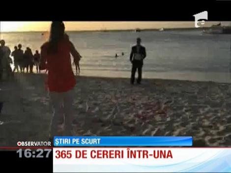 365 de cereri de căsătorie într-una