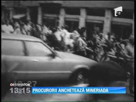 Procurorii anchetează mineriadă