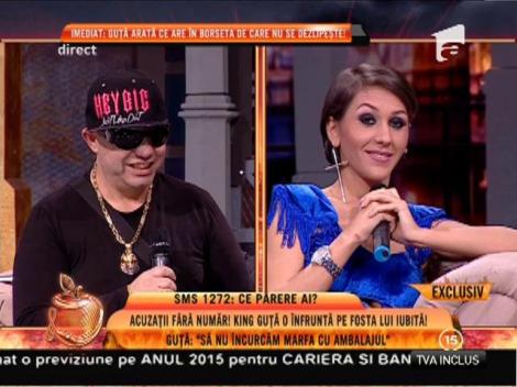 Nicolae Guță, cu ochelari de soare în platoul emisiunii ”Un show păcătos”!
