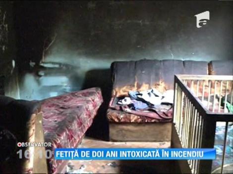 Fetiţă de doi ani intoxicată cu monoxid de carbon