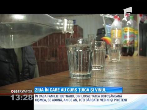 Ziua în care au curs țuica și vinul