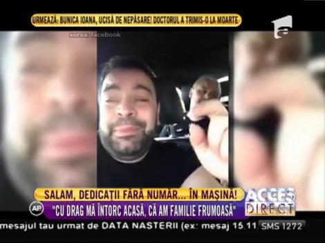 Florin Salam face dedicaţii oriunde!