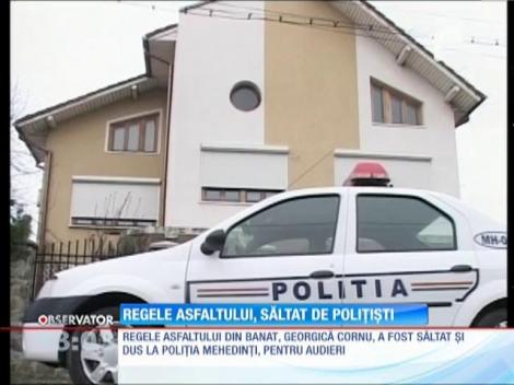 Regele asfaltului din Banat, săltat şi dus la Poliţia Mehedinţi