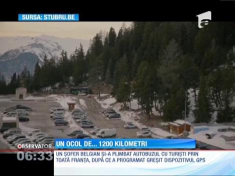 Un ocol de 120 de kilometri din cauza unei programării eronate la dispozitivul GPS