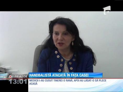 O jucătoare de la echipa de handbal HCM Baia Mare a fost atacată, chiar în faţa casei, de un hoţ