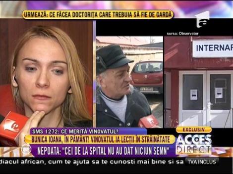 Bunica Ioana, în pământ! Vinovatul ia lecții în străinătate