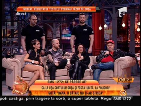 Dana Roba, atac cu bastonul la Nicolae Guță!