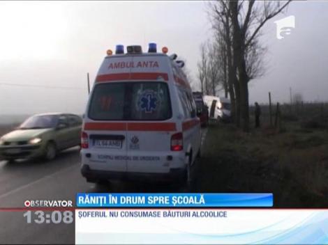 Şapte răniţi în drum spre şcoală