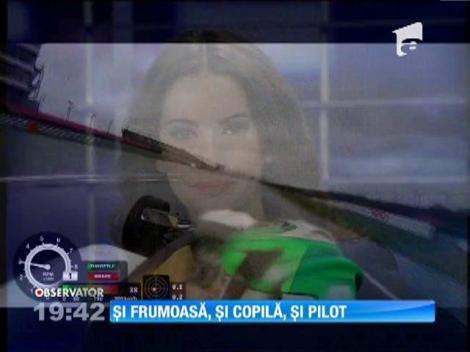 Are 15 ani, e de o frumuseţe răpitoare şi l-a întrecut fără probleme pe fiul lui Schumacher