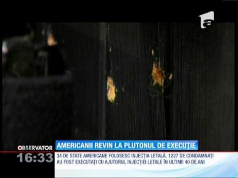 Americanii sunt la un pas să reintroducă plutoanele de execuţie