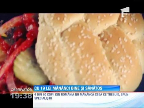 Cu 19 lei pe zi am putea să mâncăm sănătos