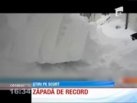 Italia sub zăpadă! Orăşelul Capracotta, paralizat