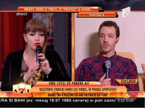 Oana Lis, către fratele ei: ”Nu ai ce să mai cauți în viața mea!”