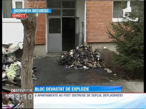 Un tânăr a vrut să arunce tot blocul în aer