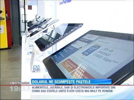 Dolarul ne scumpește Paștele