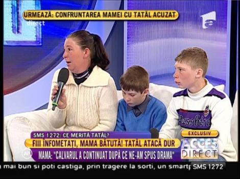 Bătută! Terorizată! Umilită de propriul soţ! Coşmarul mamei Mariana