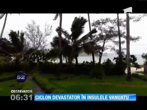 Ciclon devastator în insulele Vanuatu