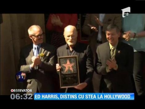 Actorul şi regizorul Ed Harris a primit o stea pe Bulevardul Gloriei de la Hollywood