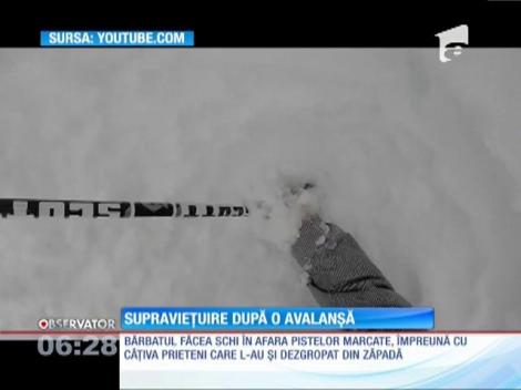 Supraviețuire miraculoasă după o avalanșă