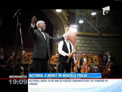 Actorul Eusebiu Ştefănescu a murit &icirc;n brațele fiului