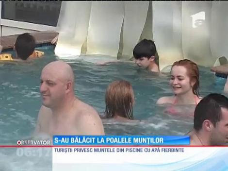 Distracție în piscinele cu apă fierbinte
