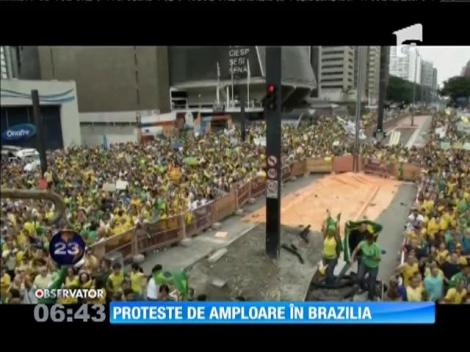 Proteste de amploare în Brazilia