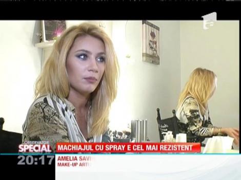 Special! Machiajul cu spray e cel mai rezistent