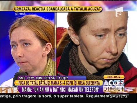 Mama: "Am plecat de la tatăl bătăuș de 2 ani"