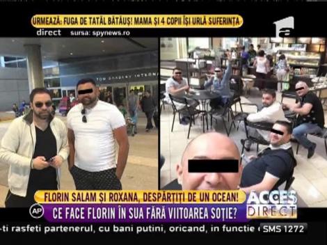 Florin Salam și Roxana, despărțiți de un ocean!