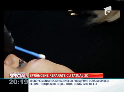 Special! Sprâncene reparate cu tatuaj 3D
