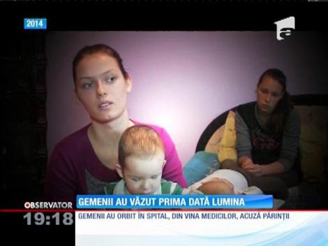 Gemenii Ianis şi Rareş au văzut prima dată lumina