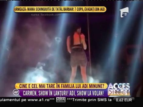 Show în mașina lui Adrian Minune