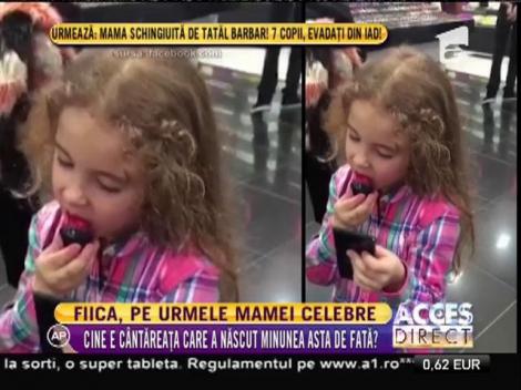 VIDEO ADORABIL: Fiica Andreei Bănică a cucerit "Internetul" cu înregistrarea asta! Clipul a adunat peste 400 000 de vizualizări
