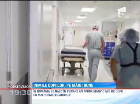 Copiii cu malformaţii ale inimii vor putea fi operați în București