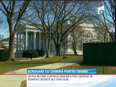 Scrisoare cu cianură pentru Obama