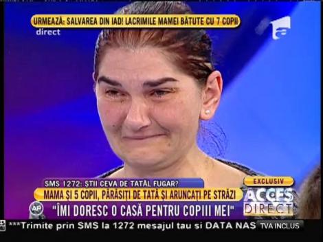 Cei 5 copii părăsiți de tatăl lor, primesc ajutorul lui Gigi Becali