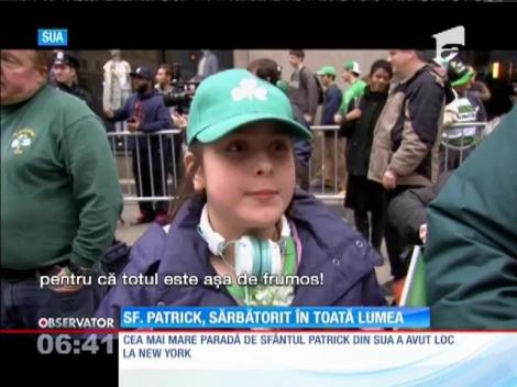 Irlandezii au colorat cele mai mari oraşe ale lumii în verde