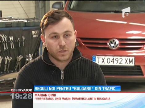 Lege împotriva românilor cu maşini înmatriculate în Bulgaria