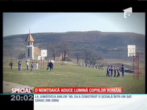 Special! O nemțoaică aduce lumină copiilor români