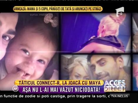 Tatăl Connect-R, la joacă cu Maya