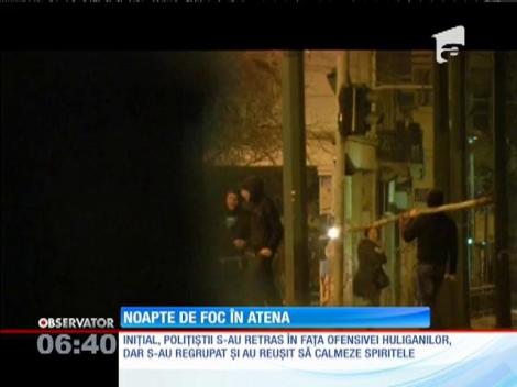 S-au dat lupte grele aseară în inima Atenei!