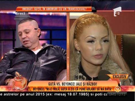 Beyonce: "Nicolae Guţă a zis că pune golanii să mă bată!"