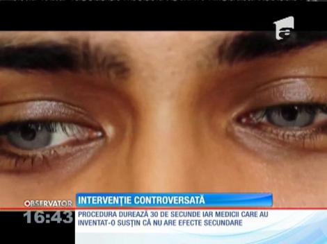 Un medic susţine că poate schimba culoarea ochilor