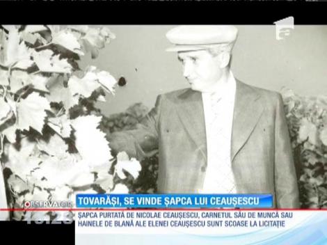 Șapca lui Nicolae Ceaşuşecu, scoasă la vânzare