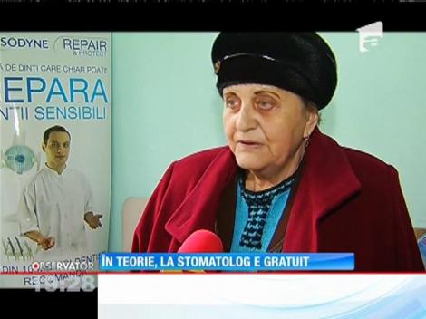 La stomatolog e gratuit, în teorie